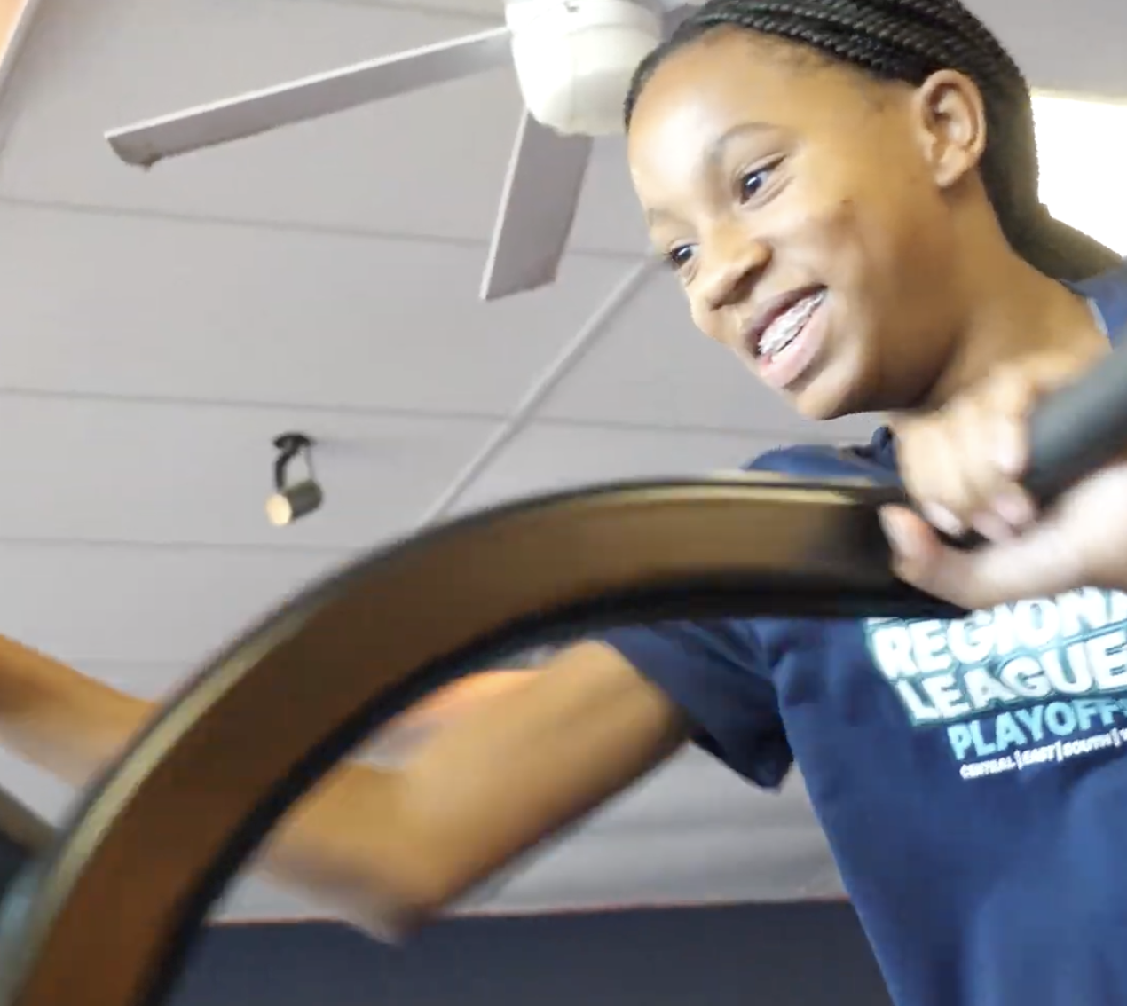Athlete endurance training.